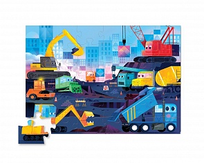 Пазл - Строительная площадка, 36 деталей (Crocodile Creek, 4070-5)